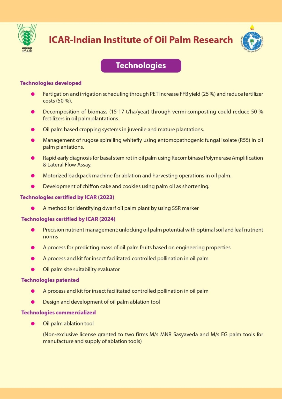 Technologies