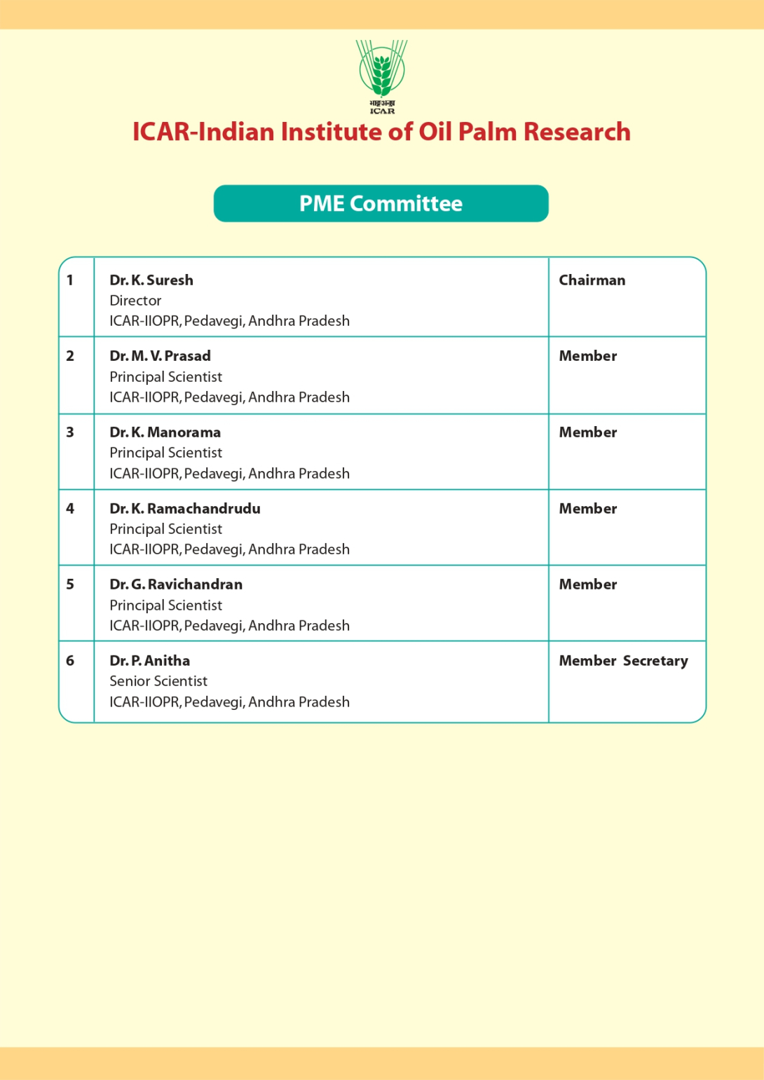 project monitoring and evaluation committee